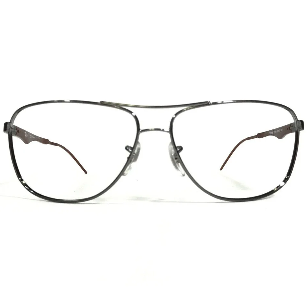 Ray-Ban Sunglasses Frames RB3506 132/83 Brown Gray Gunmetal Wire Rim 64-13-120